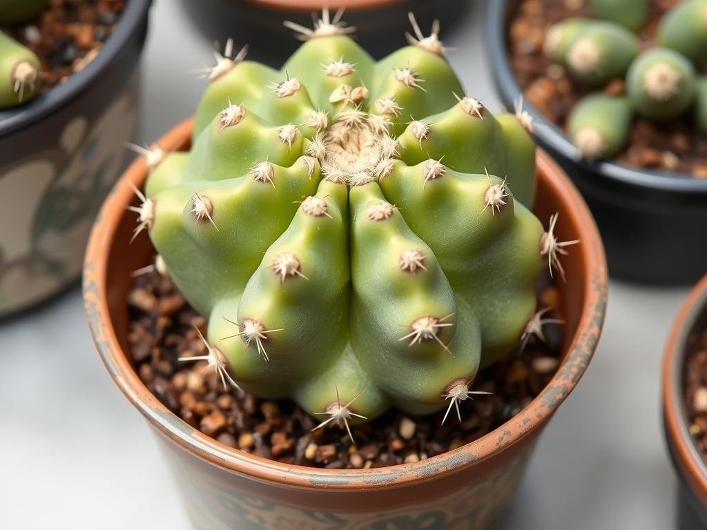 Cactus Opuntia (nopal) mostrando sus característicos segmentos planos Cactus Opuntia (nopal) mostrando sus característicos segmentos planos