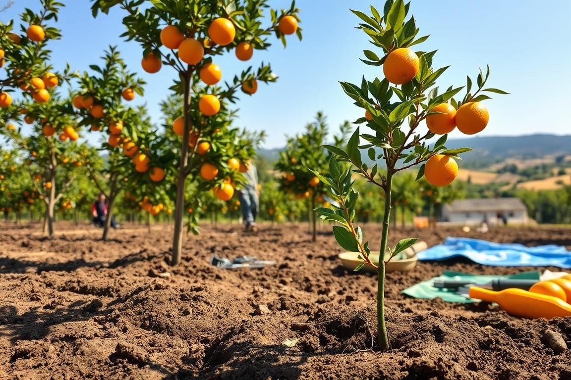 Cómo plantar un naranjo paso a paso