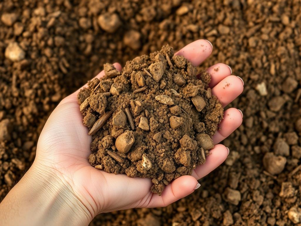 Suelo bien drenado ideal para plantar un eucalipto con textura arenosa y rica en materia orgánica Suelo bien drenado ideal para plantar un eucalipto con textura arenosa y rica en materia orgánica