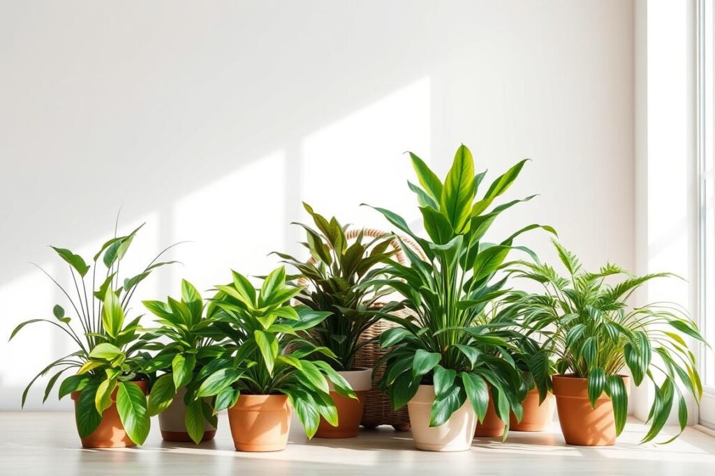 A well-lit, high-resolution still life composition depicting several varieties of citronella plants. The foreground features an assortment of potted citronella specimens, showcasing their distinct leaf shapes, colors, and textures. The middle ground includes a neutral-toned wicker basket or decorative planter to complement the organic forms. In the background, a plain, soft-focus backdrop allows the plants to take center stage, illuminated by natural lighting streaming in from the side. The overall mood is one of botanical elegance and simplicity, highlighting the unique characteristics that make citronella a versatile and visually appealing choice for home gardening. A well-lit, high-resolution still life composition depicting several varieties of citronella plants. The foreground features an assortment of potted citronella specimens, showcasing their distinct leaf shapes, colors, and textures. The middle ground includes a neutral-toned wicker basket or decorative planter to complement the organic forms. In the background, a plain, soft-focus backdrop allows the plants to take center stage, illuminated by natural lighting streaming in from the side. The overall mood is one of botanical elegance and simplicity, highlighting the unique characteristics that make citronella a versatile and visually appealing choice for home gardening.