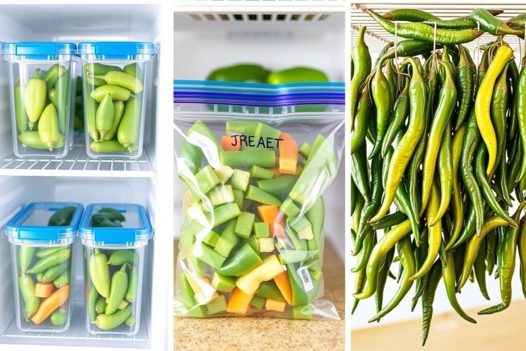 Diferentes métodos de conservación de pimientos: frescos, congelados y deshidratados Diferentes métodos de conservación de pimientos: frescos, congelados y deshidratados