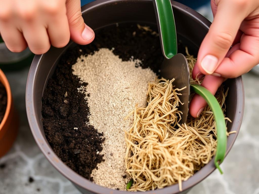 Mezcla de sustrato ideal para plantar drácena con diferentes componentes Mezcla de sustrato ideal para plantar drácena con diferentes componentes