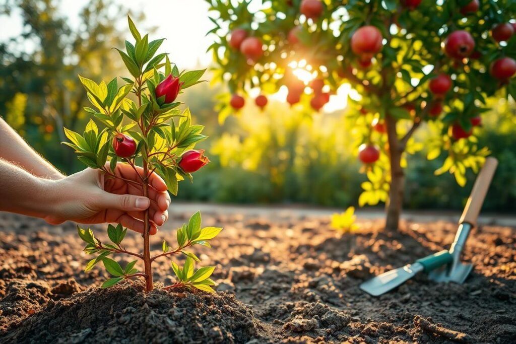 cómo sembrar granado